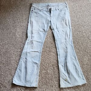 Light Blue Flared Jeans